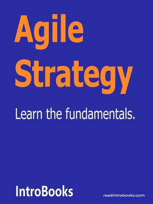 cover image of Agile Strategy